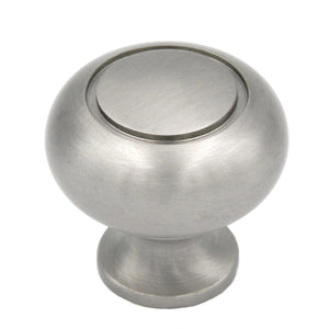 Keeler Satin Nickel 1 1/4" Solid Brass Cabinet Knob Pull Power & Beauty K419
