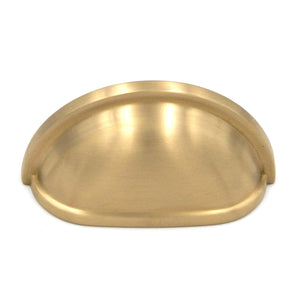 Belwith Keeler Power & Beauty K43-04 Satin Brass 3"cc Solid Brass Cabinet Cup Pull