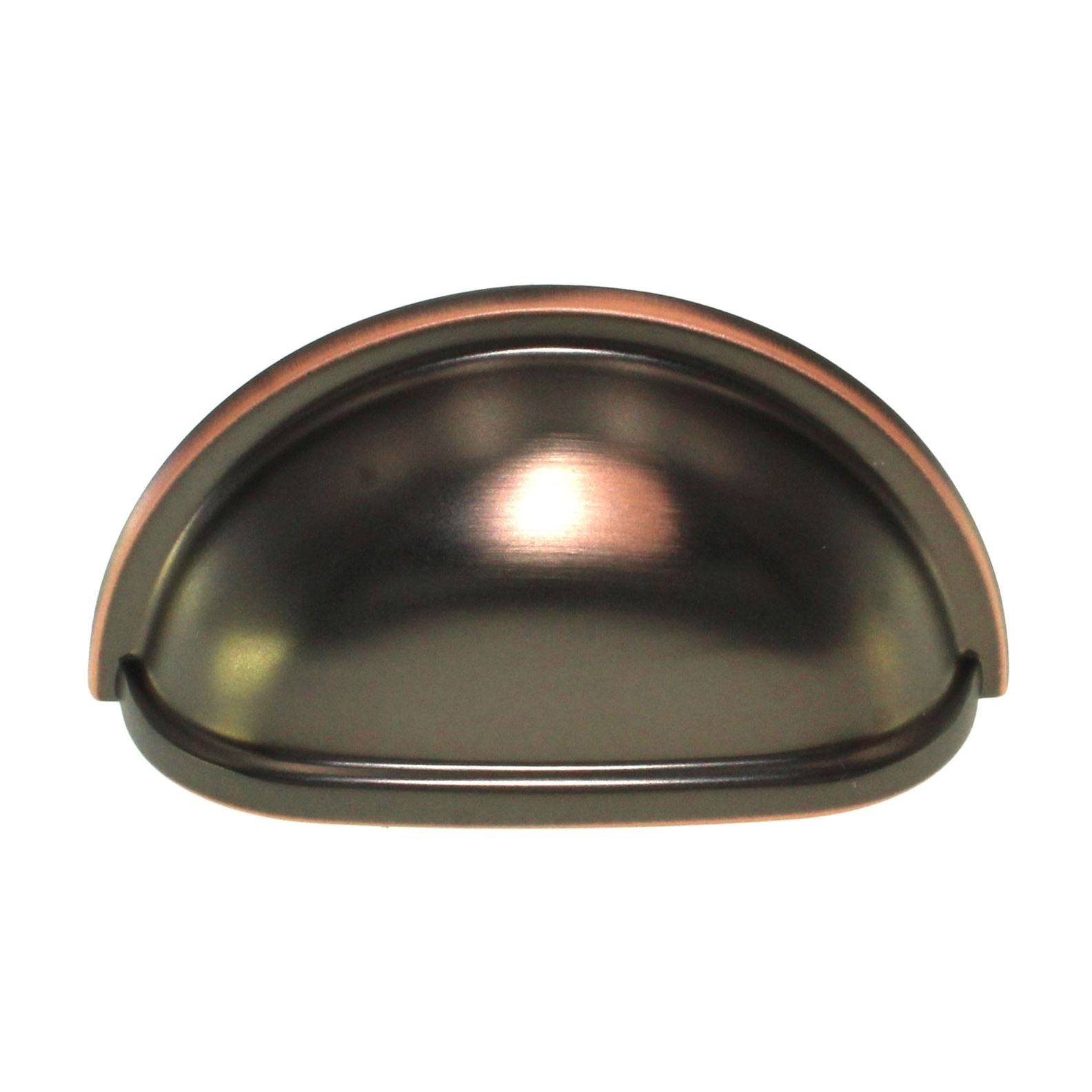 Hickory Hardware Power & Beauty Oil-Rubbed Bronze 3" Ctr Drawer Cup Pull K43-OBH