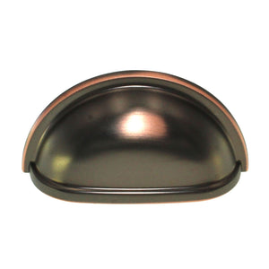 Hickory Hardware Power & Beauty Oil-Rubbed Bronze 3" Ctr Drawer Cup Pull K43-OBH