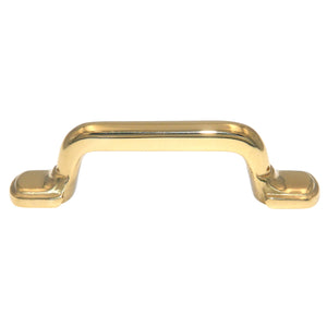 Keeler Solid Brass Polished Brass 3"cc Furniture Cabinet Handle Pull Solid Brass K5