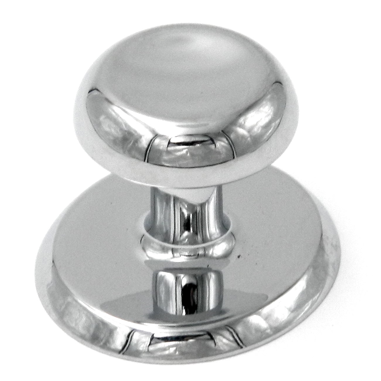 Hickory Hardware Sunnyside K64-CH - Pomo redondo cromado para gabinete (1 1/4 pulgadas, base de 1 1/2 pulgadas)