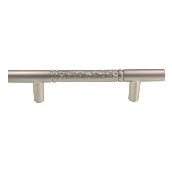 H-Select Hammered Satin Nickel 3" Ctr Cabinet Bar Pull Handle K961-DSN