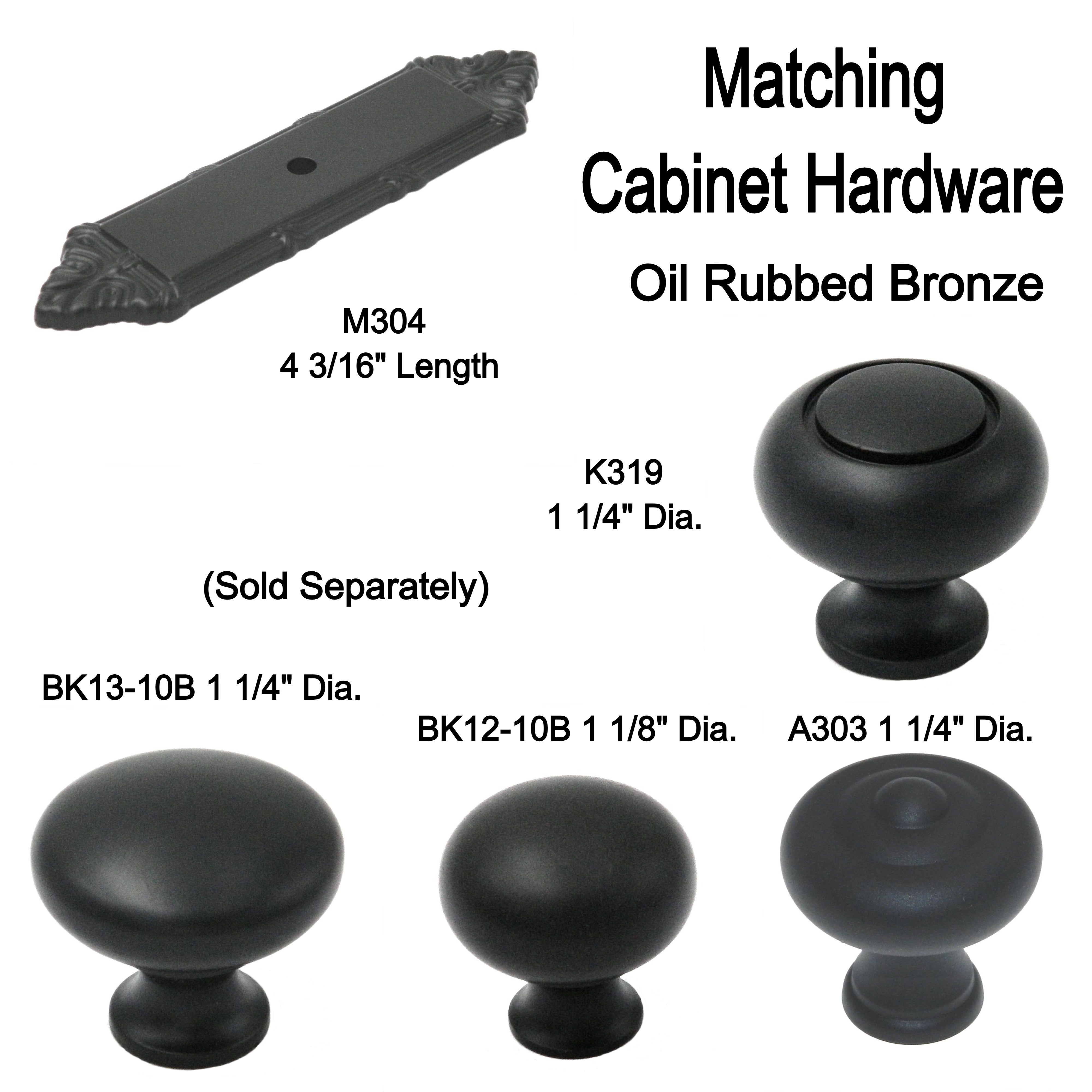 Keeler Solid Brass Oil Rubbed Bronze Round 1 1/8" Solid Brass Cabinet Knob BK12-10B