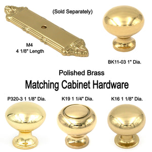 20 Pack Belwith Keeler Power & Beauty 1 1/4" Polished Brass Round Ringed Solid Brass Cabinet Knob K19