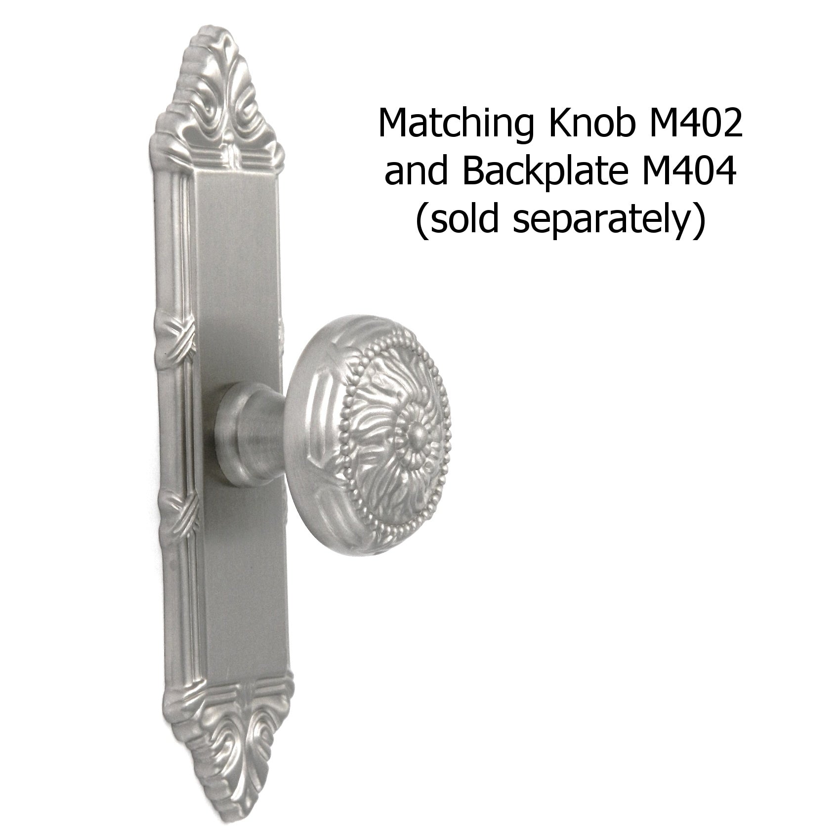 10 Pack Belwith Keeler Ribbon & Reed 1 1/4" Satin Nickel Round Ornate Solid Brass Cabinet Knob M402