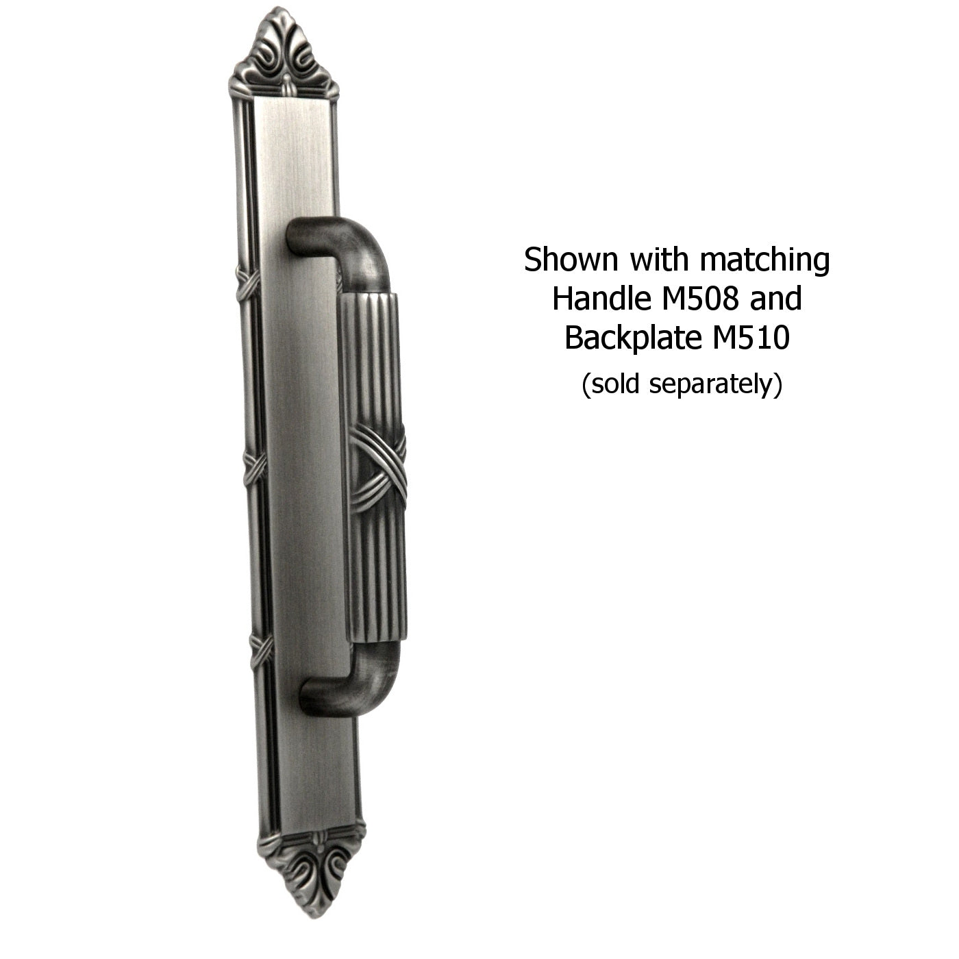 20 Pack Keeler Ribbon & Reed M508 Antique Pewter 3 3/4" (96mm)cc Solid Brass Handle Pull