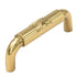 Hickory Hardware Cinta y caña Gabinete de latón pulido Tirador de manija de 3 "cc M7