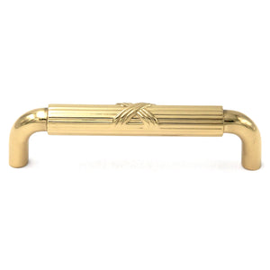 thumbnail image 2 of Belwith Ribbon & Reed Satin Nickel Cabinet Knob Pull Backplate (M406) – Solid Brass 2 of 5
