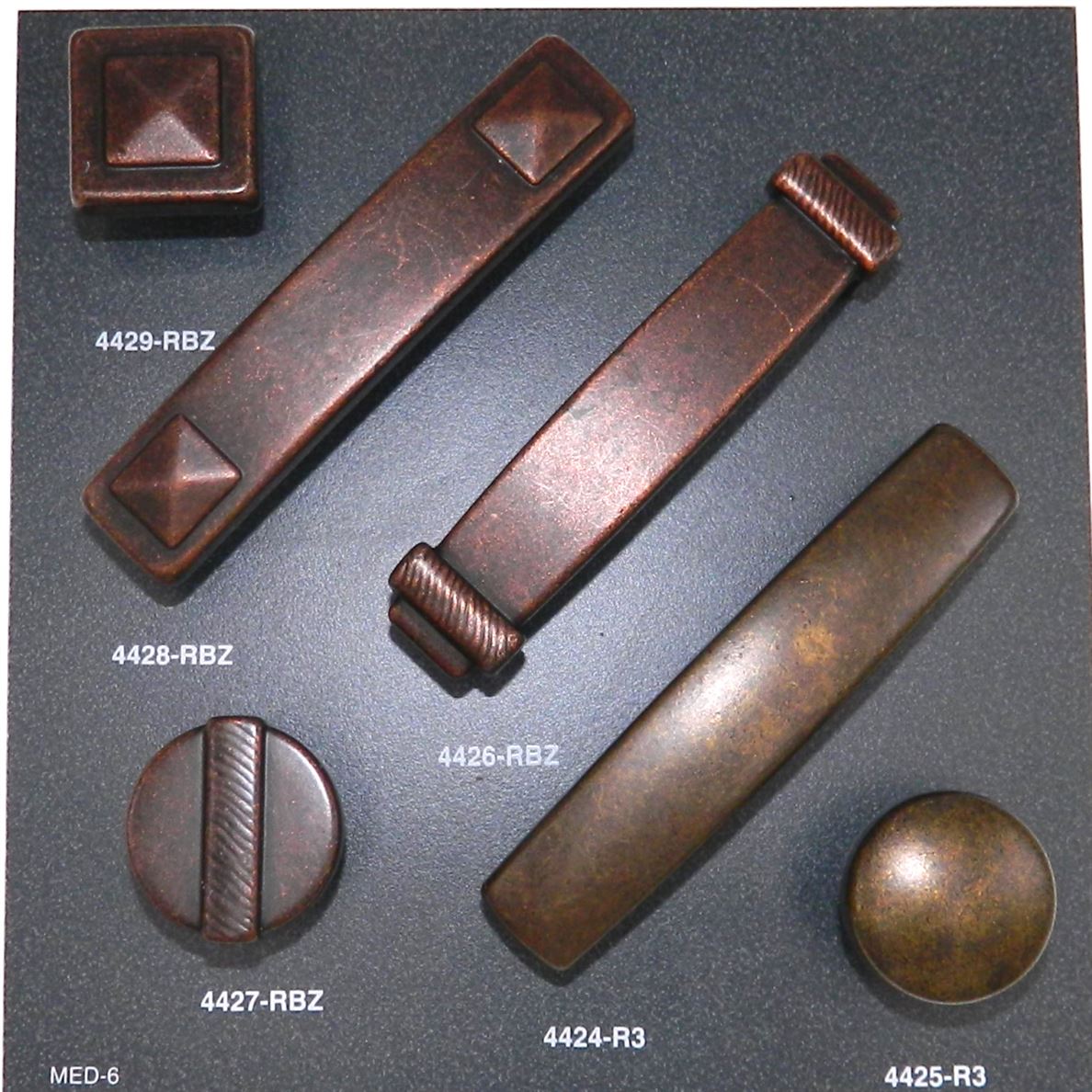 Amerock Forgings Rustic Bronze 1 1/4 inch Round Cabinet Knob BP4427RBZ