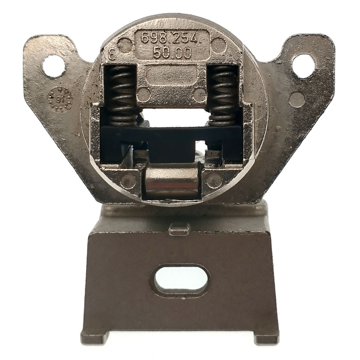 Mepla ACC 152 SET 698.254.50.00 Nickel Hinge 1/2" Overlay Plate 348.253.51.02