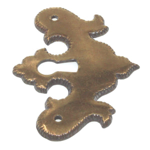 Keeler Brass Early American Victorian Keyhole Escutcheon Cover Brass N14484-9069