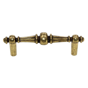 Belwith Keeler Brass Vintage Cabinet Bar Pull 3" Ctr Decorative N16716-9069
