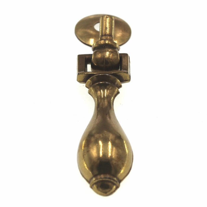 Keeler Brass Vintage 3" Perilla colgante para gabinete con placa posterior N18430-9069