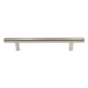 Liberty Stainless Steel 5" (128mm) Ctr. Sleek Cabinet Bar Pull Handle P01026-SS
