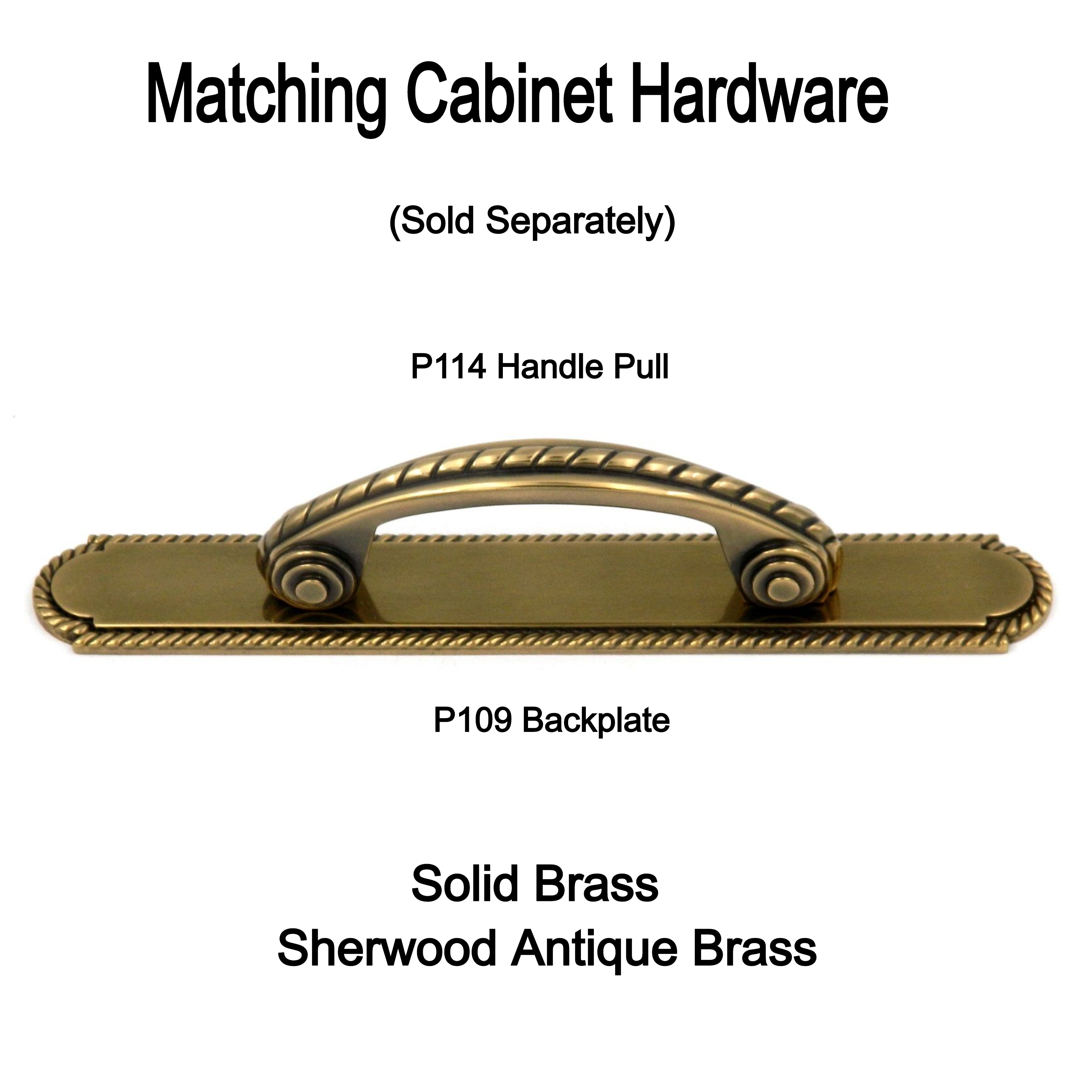 20 Pack Belwith Keeler Annapolis P114 Sherwood Antique Brass 3"cc Solid Brass Handle Pull