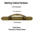 20 Pack Belwith Keeler Annapolis P114 Sherwood Antique Brass 3"cc Solid Brass Handle Pull