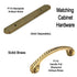 Hickory Hardware Annapolis Sherwood Gabinete de latón antiguo 3 3/4" (96 mm) cc Tirador P115