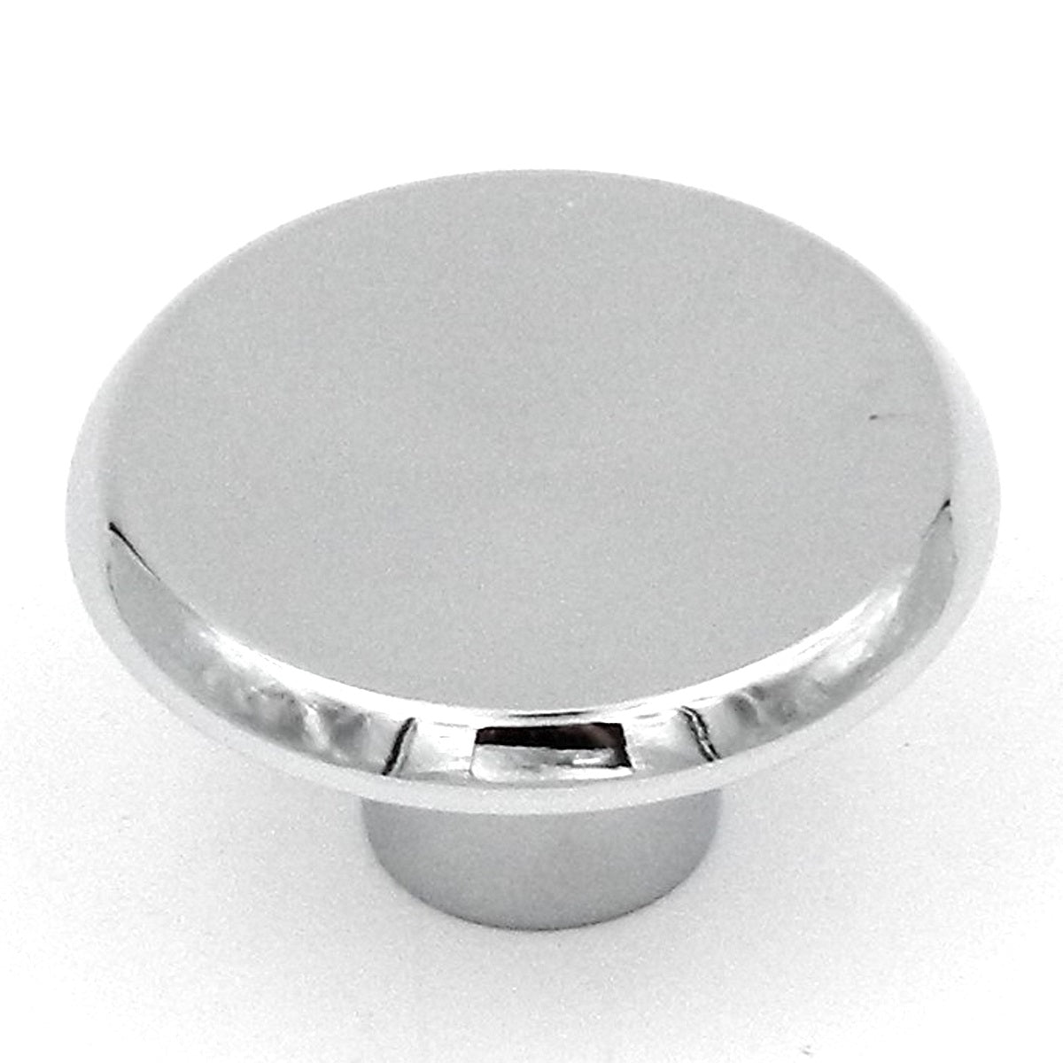 Hickory Hardware Sunnyside P113-26 - Pomo redondo cóncavo para gabinete (cromo pulido, 1 1/2 pulgadas)