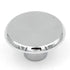 Hickory Hardware Sunnyside P113-26 - Pomo redondo cóncavo para gabinete (cromo pulido, 1 1/2 pulgadas)