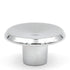 Hickory Hardware Sunnyside P113-26 - Pomo redondo cóncavo para gabinete (cromo pulido, 1 1/2 pulgadas)