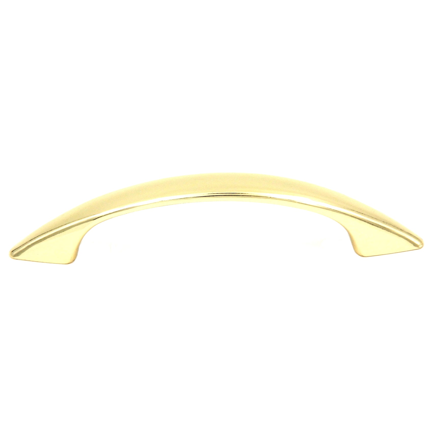 Hickory Sunnyside P116-3 Polished Brass 3"cc Arch Cabinet Handle Pull