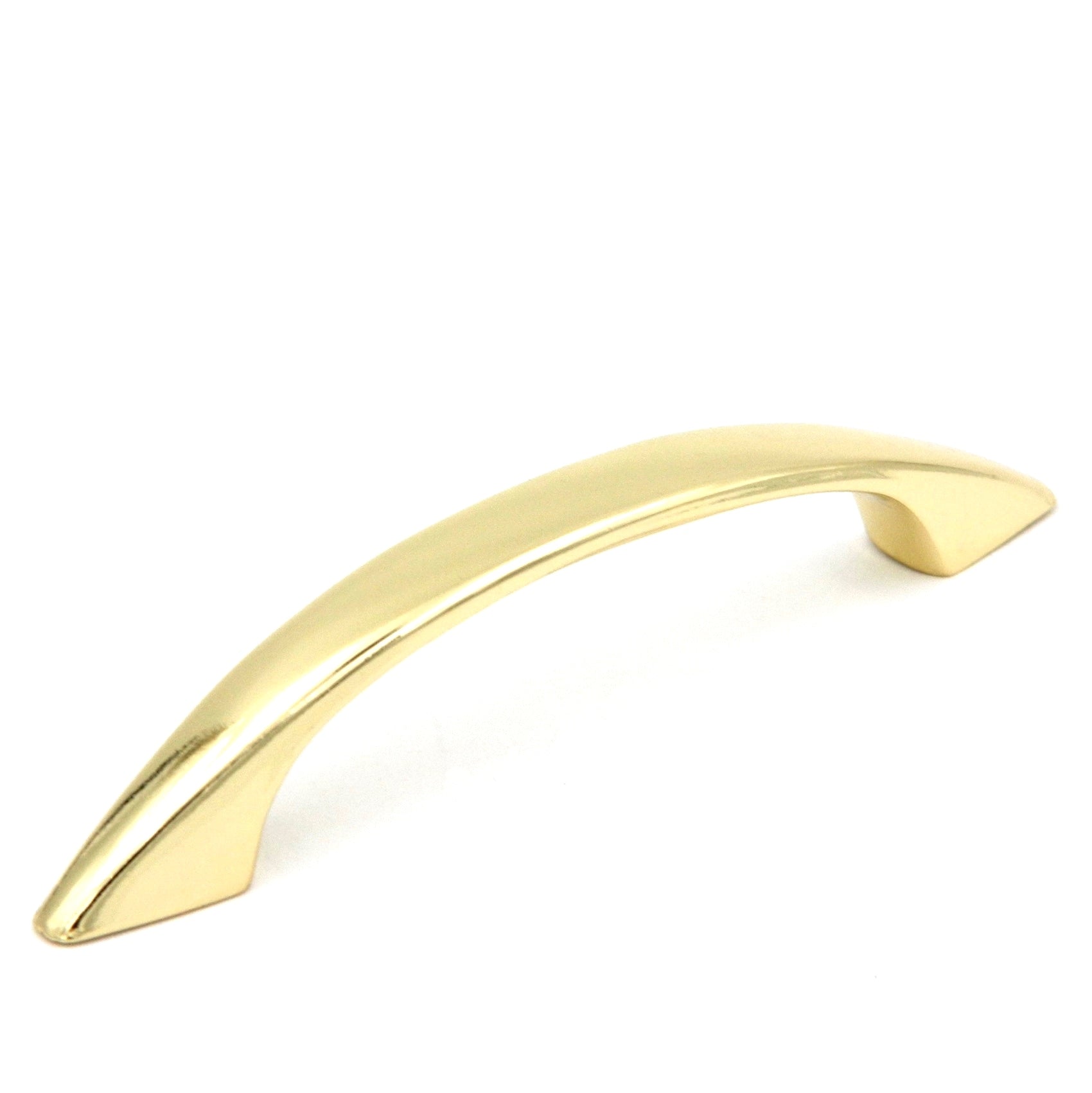 Hickory Sunnyside P116-3 Polished Brass 3"cc Arch Cabinet Handle Pull
