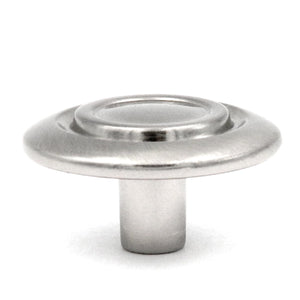 20 Pack Hickory Hardware Cavalier Satin Nickel Disc 1 3/8" Cabinet Knobs P121-SN