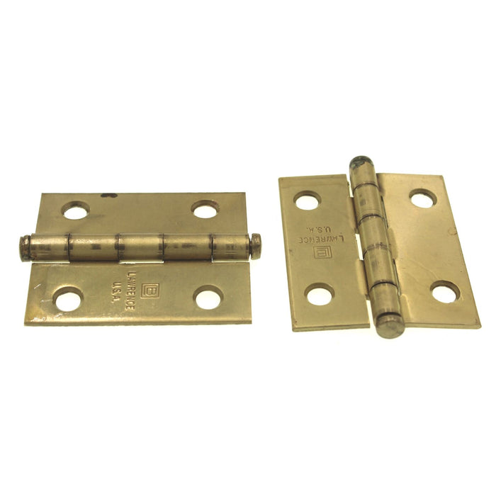 Brass Cabinet Hinges, 1-1/2 - Paxton Hardware