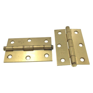 Lawrence Brothers 3" x 2" Button Tip Light Mortise Hinges 2 Pack P1255S-DB