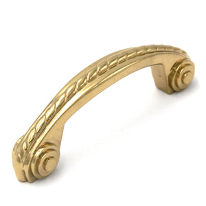 Keeler Annapolis Polished Brass Cabinet  3"cc Handle Pull P14