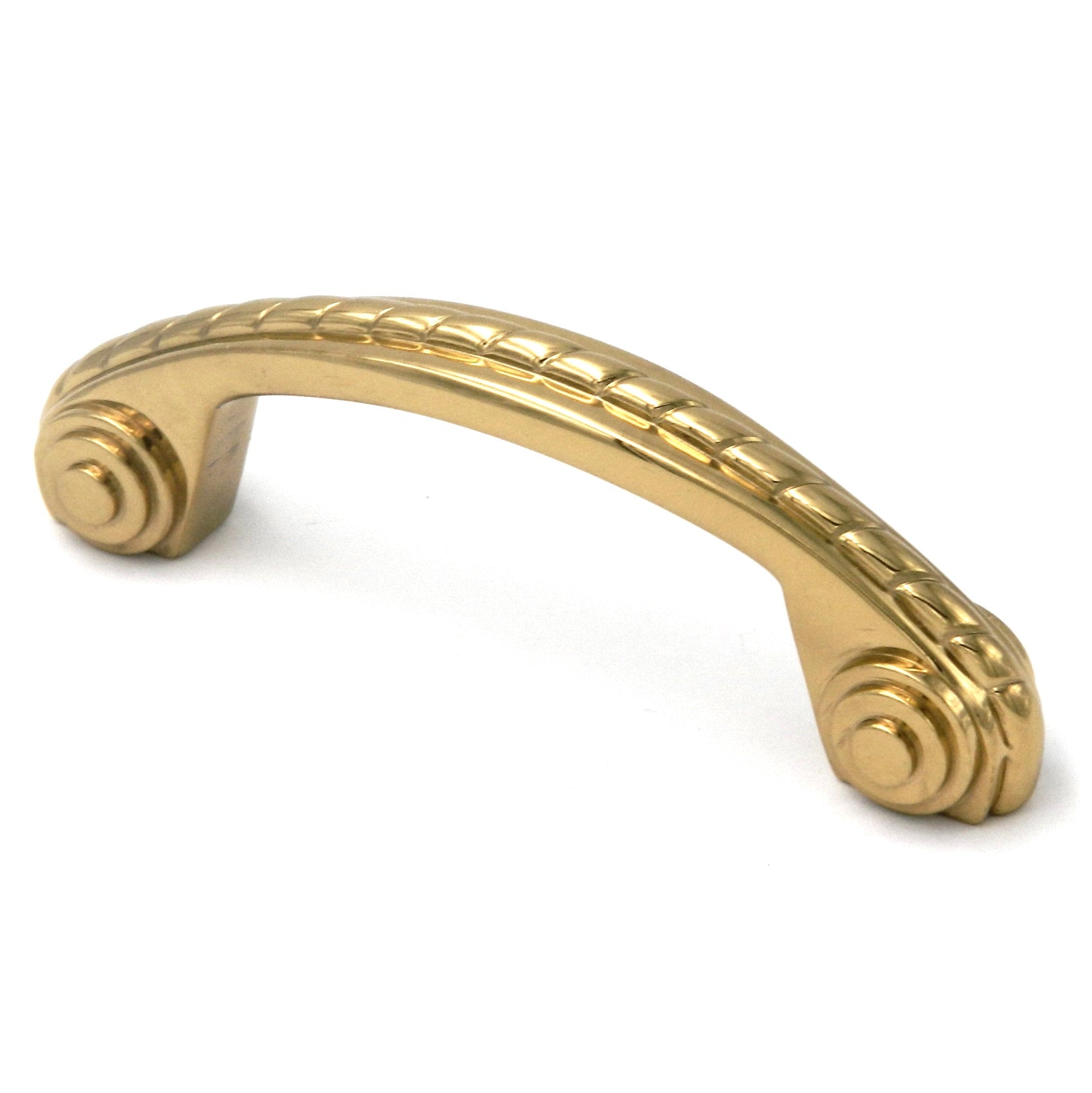 Keeler Annapolis Polished Brass Cabinet  3"cc Handle Pull P14