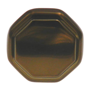 Paquete de 10 perillas octogonales para gabinete de bronce veneciano Conquest de Hickory Hardware P14004-VBZ de 1 1/8"