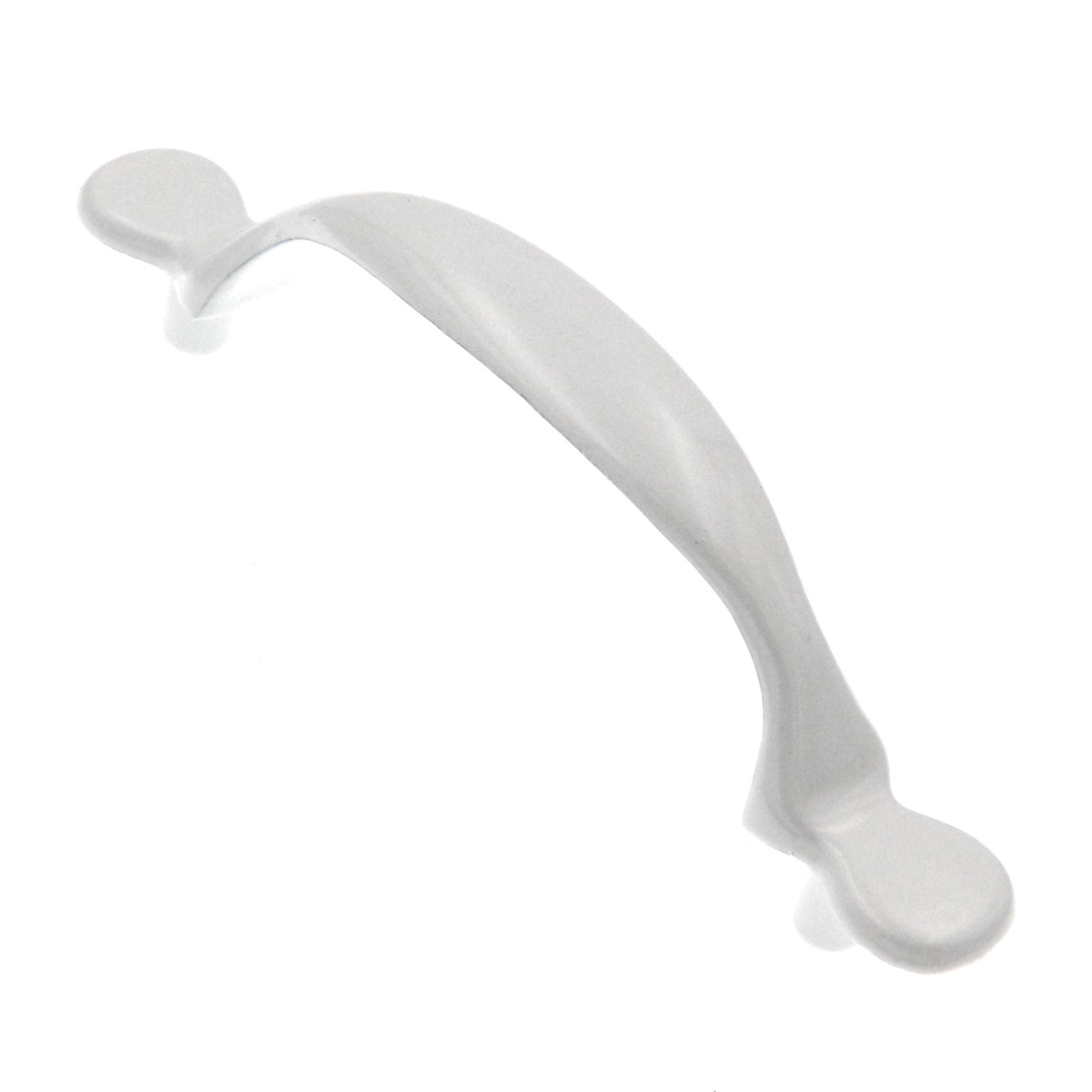 Hickory Hardware Conquest P14170-W White 3"cc Arch Cabinet Handle Pull