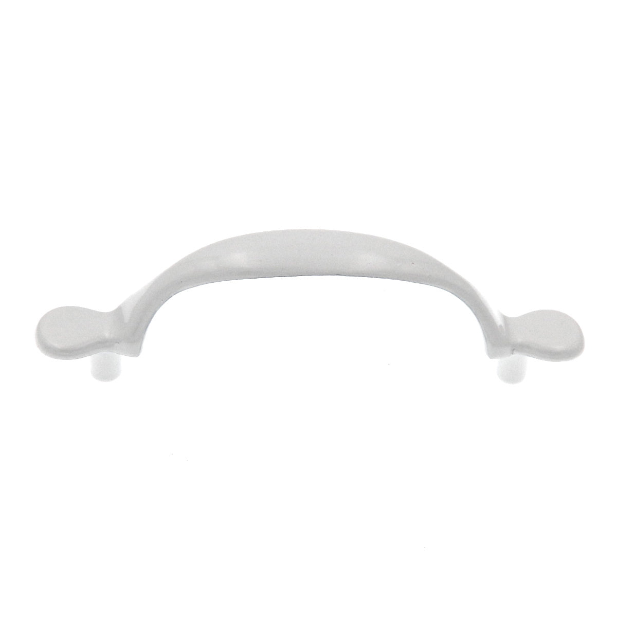 Hickory Hardware Conquest P14170-W Tirador de manija para gabinete con arco, color blanco, 3 "cc