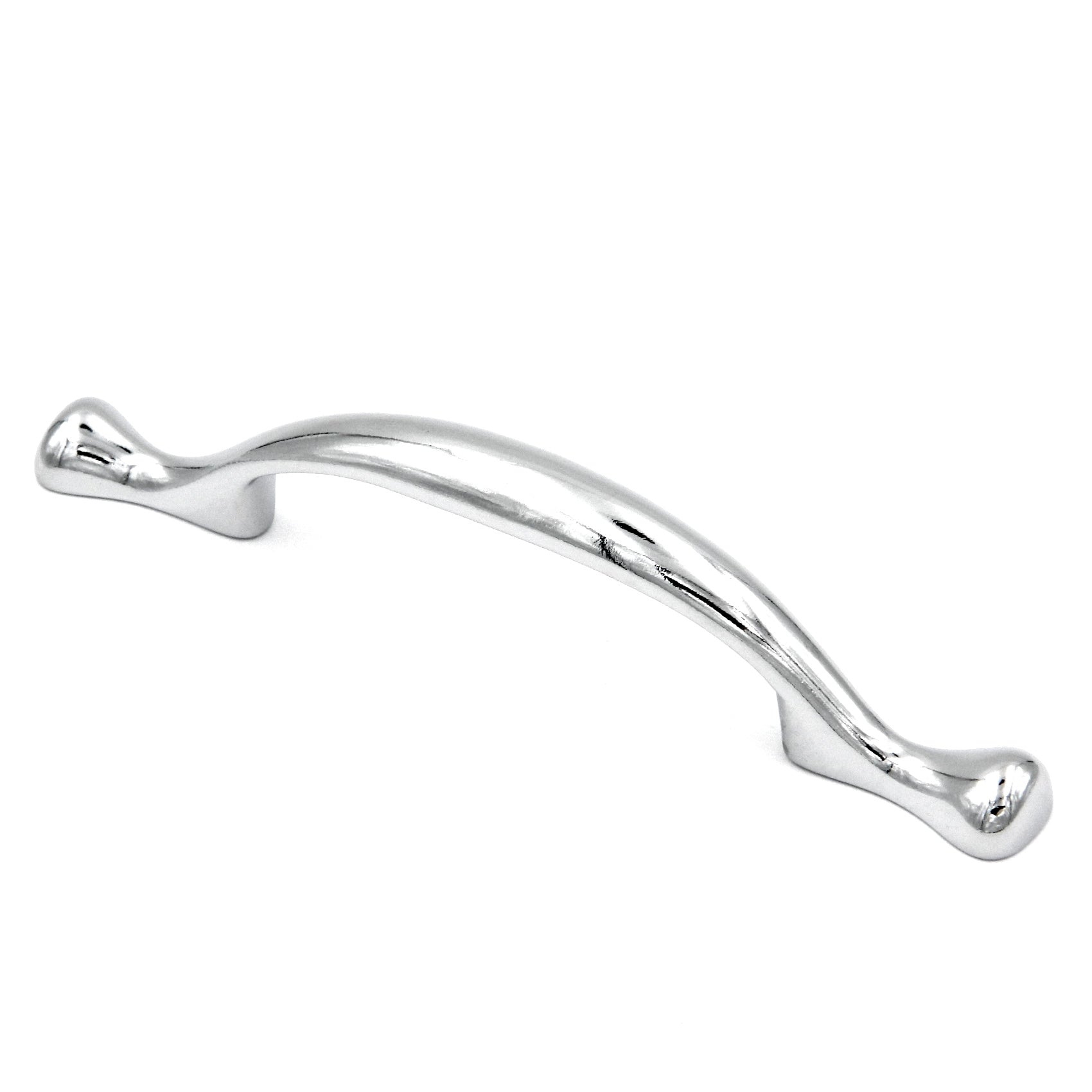 20 Pack Hickory Conquest P14174-26 Polished Chrome 3"cc Arch Footed  Cabinet Handle Pull