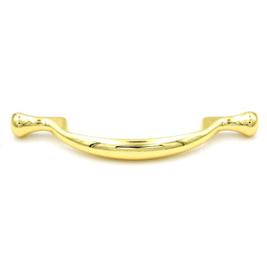 P14174-3 Polished Brass 3"cc Arch Cabinet Handle Pulls Belwith's Conquest