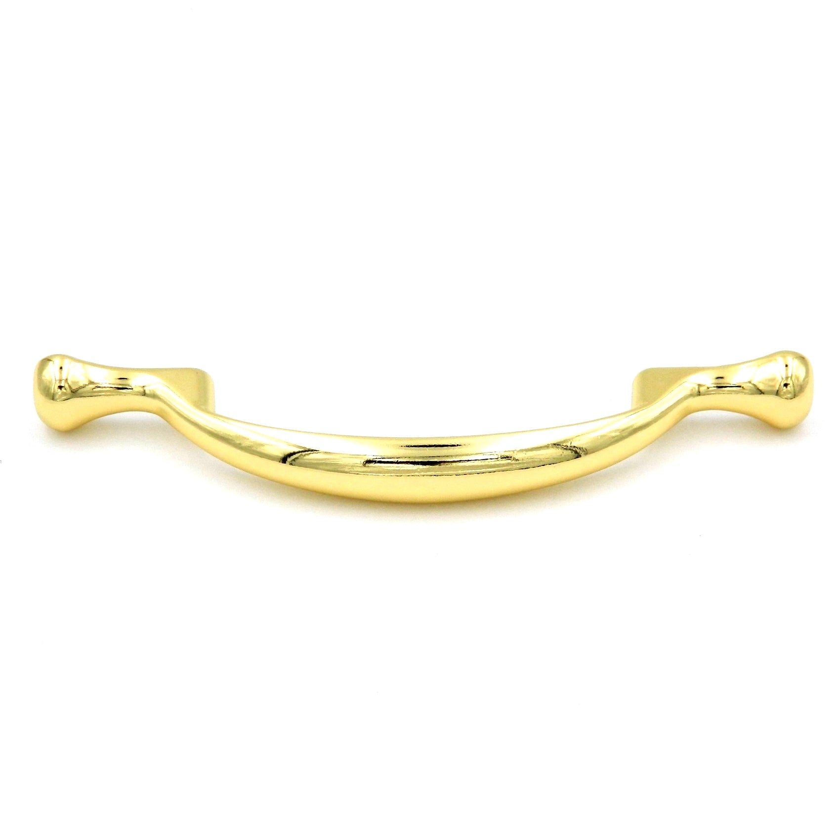 Polished Brass 3"cc Cabinet Handle Pulls Belwith's Conquest P14174-3, 25 Pack