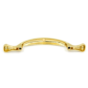 P14174-3 Polished Brass 3"cc Arch Cabinet Handle Pulls Belwith's Conquest