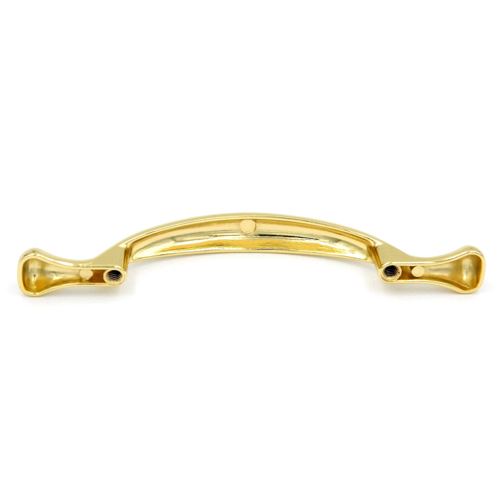 Polished Brass 3"cc Cabinet Handle Pulls Belwith's Conquest P14174-3, 25 Pack