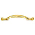 Polished Brass 3"cc Cabinet Handle Pulls Belwith's Conquest P14174-3, 25 Pack