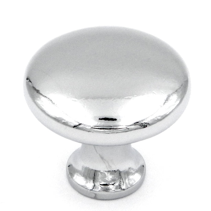 Hickory Hardware Conquest Polished Chrome Round Smooth 1 1/8" Cabinet Knob P14255-26