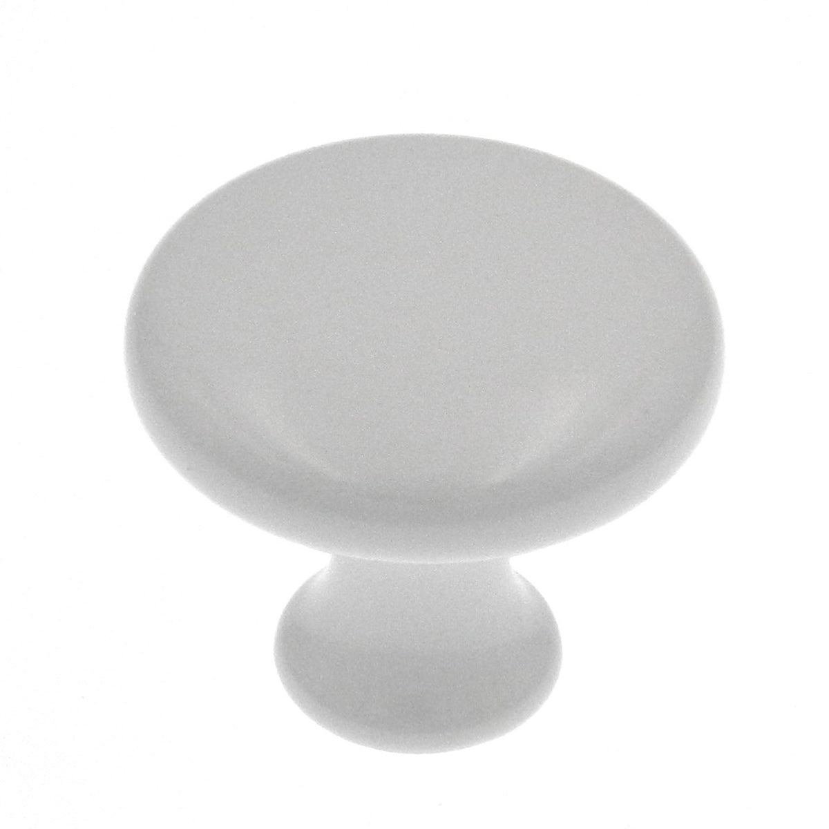 Hickory Hardware Eclipse 1 1/8" White Mushroom Cabinet Knob P14255-W