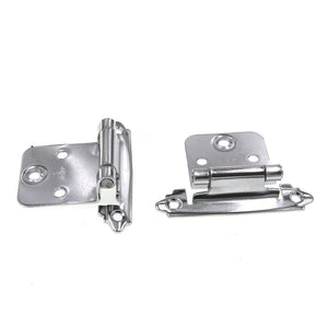 Pair Belwith Chrome Face Mount Variable Overlay Hinges Old Wing Style P144-26-76
