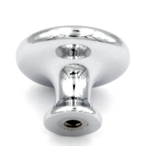 Hickory Hardware Conquest 1 1/8" Polished Chrome Round Disc Cabinet Knob P14402-26