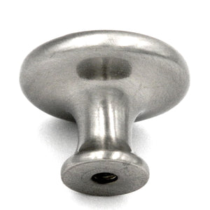 20 Pack Hickory Hardware Conquest 1 1/8" Satin Nickel Round Disc Cabinet Knob P14402-SN