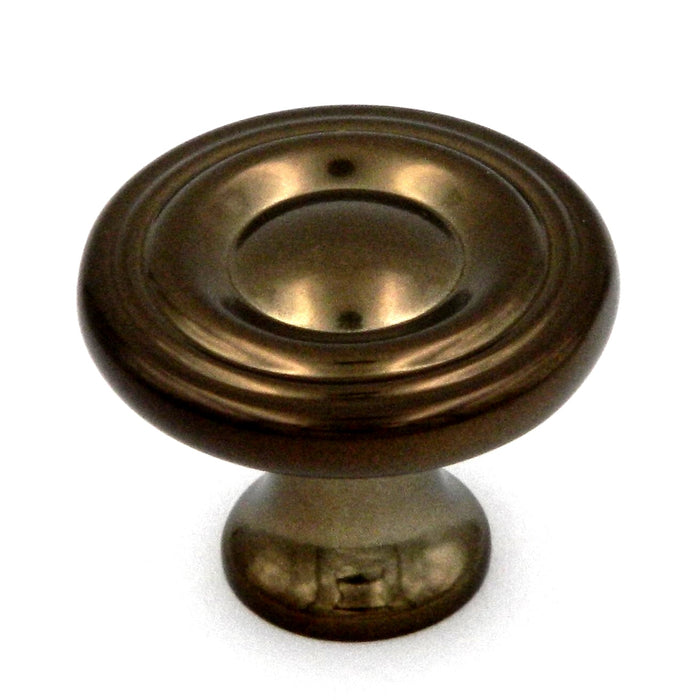 Hickory Hardware Conquest 1 1/8" Venetian Bronze Round Disc Cabinet Knob P14402-VBZ