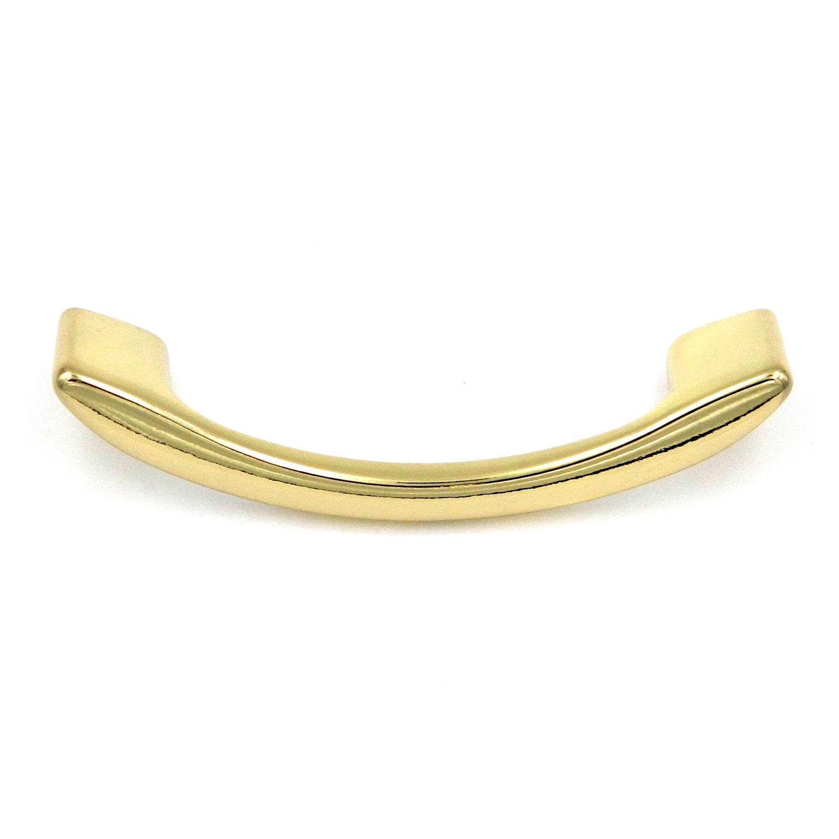 Hickory Hardware P14415-3 Sunnyside Curved 3" Polished Brass Arch Cabinet Handle Pull