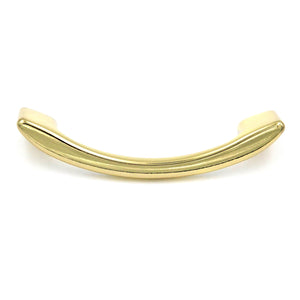 Hickory Hardware P14415-3 Sunnyside Curved 3" Polished Brass Arch Cabinet Handle Pull
