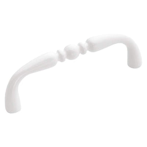 Hickory Hardware Conquest P14451-W White 3 in. Centers Cabinet Handle